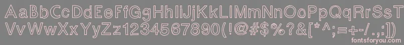 Fontastic Font – Pink Fonts on Gray Background
