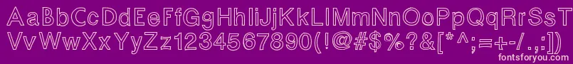 Fontastic Font – Pink Fonts on Purple Background