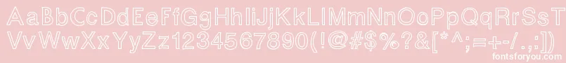 Fontastic Font – White Fonts on Pink Background