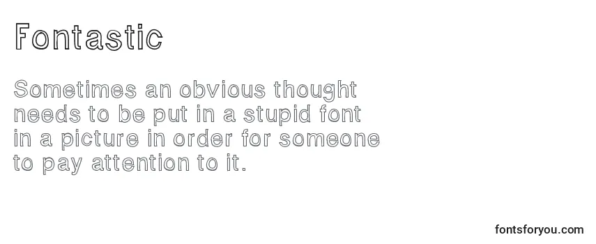 Schriftart Fontastic