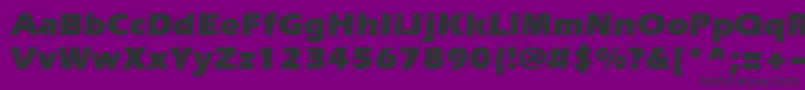 Weitere Informationen zur Everest Ultra-Schriftart Everest Ultra-Schriftart – Schwarze Schriften auf violettem Hintergrund