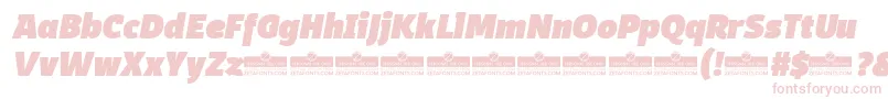 DomotikaBlackItalicTrial Font – Pink Fonts