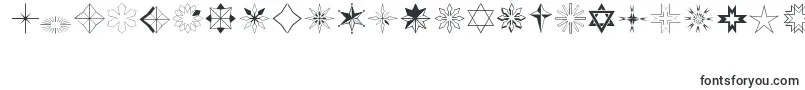 Czcionka Stars2 – czcionki, zaczynające się od S