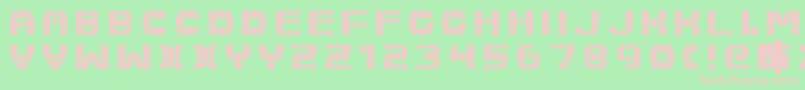 FastMoney Font – Pink Fonts on Green Background