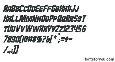 HauserCondensedItalic font – block Fonts