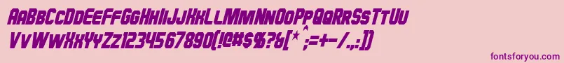 More about HauserCondensedItalic Font HauserCondensedItalic Font – Purple Fonts on Pink Background