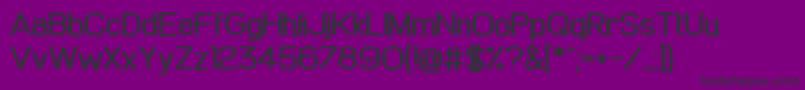 ComicKhazi Font – Black Fonts on Purple Background