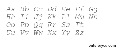 CarrierItalicItalic-fontti