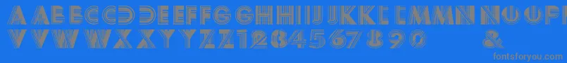 Saiba mais sobre a fonte BoyracerRegular Fonte BoyracerRegular – fontes cinzas em um fundo azul