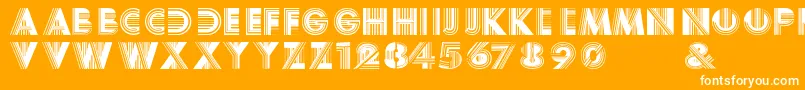 Lisätietoja BoyracerRegular-fontista BoyracerRegular-fontti – valkoiset fontit oranssilla taustalla