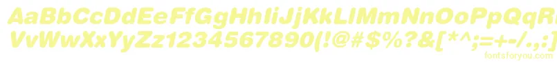 HelveticaroundedltstdBlko Font – Yellow Fonts