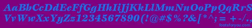 fuente EspritstdBlackitalic – Fuentes Azules Sobre Fondo Morado