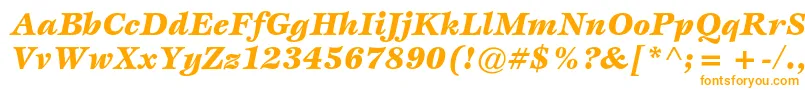 Fonte EspritstdBlackitalic – fontes laranjas