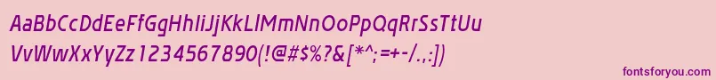More about AffluentdemiboldItalic Font AffluentdemiboldItalic Font – Purple Fonts on Pink Background