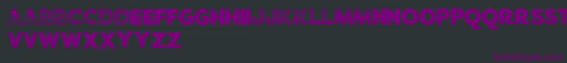 Шрифт VtksCarbo753 – фиолетовые шрифты на чёрном фоне