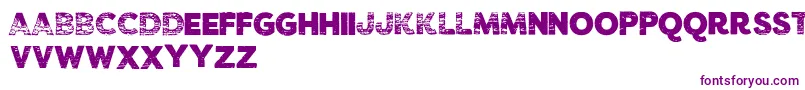 VtksCarbo753 Font – Purple Fonts on White Background