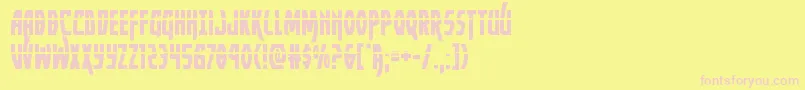 Yankeeclipperlaser Font – Pink Fonts on Yellow Background