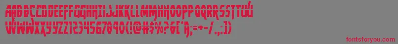 Yankeeclipperlaser Font – Red Fonts on Gray Background