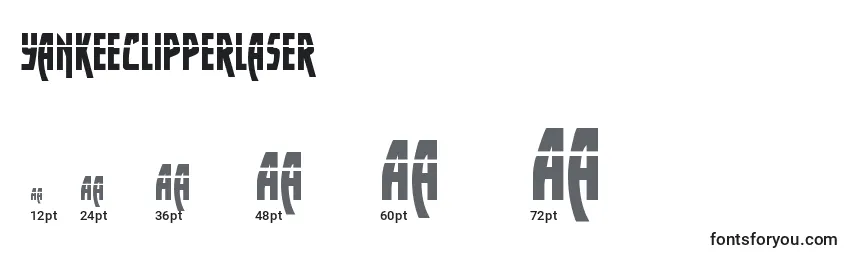 Yankeeclipperlaser Font Sizes