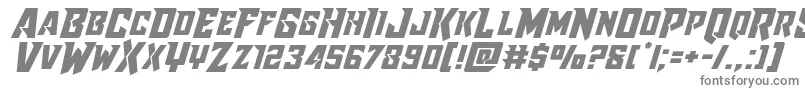 フォントRaidercrusaderexpand – 白い背景に灰色の文字