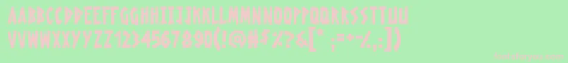 Radgranny Font – Pink Fonts on Green Background