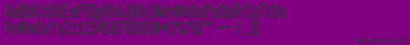 フォントPaktBlack – 紫の背景に黒い文字