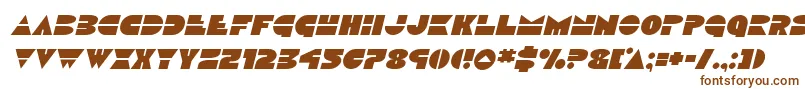 Discoduckital-fontti – ruskeat fontit valkoisella taustalla