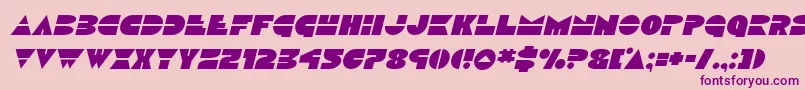 Discoduckital Font – Purple Fonts on Pink Background
