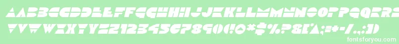 Discoduckital Font – White Fonts on Green Background