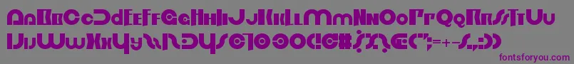 OrderInChaos Font – Purple Fonts on Gray Background