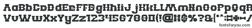 BillyTheKidBold-fontti – täytetyt fontit