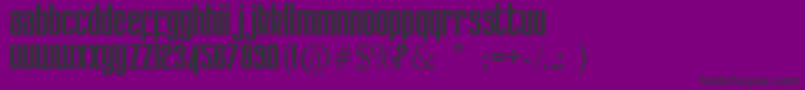 Kdobtz Font – Black Fonts on Purple Background