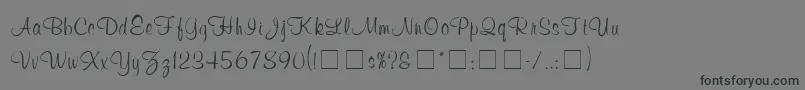 fuente ChromaScriptSsi – Fuentes Negras Sobre Fondo Gris