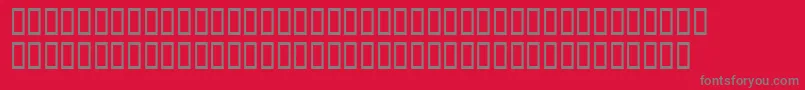 BddoomedSquareup Font – Gray Fonts on Red Background