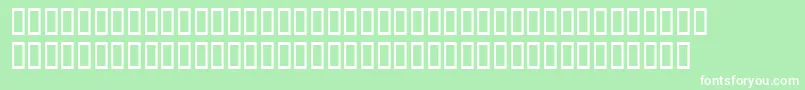 fuente BddoomedSquareup – Fuentes Blancas Sobre Fondo Verde