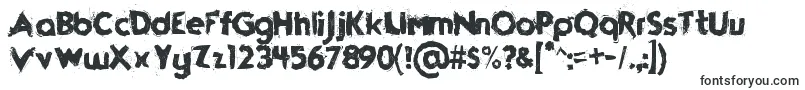 Шрифт Funkrocker – разрушенные шрифты