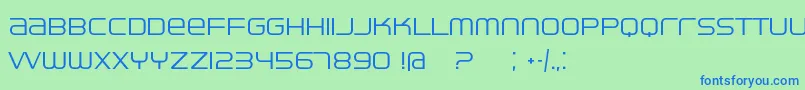 Lisätietoja Ventisei-fontista Ventisei-fontti – siniset fontit vihreällä taustalla