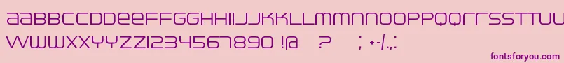 More about Ventisei Font Ventisei Font – Purple Fonts on Pink Background