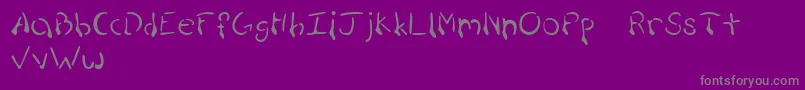 Lisätietoja PuddleDemo-fontista PuddleDemo-fontti – harmaat kirjasimet violetilla taustalla