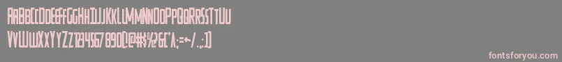 Watchtowercond Font – Pink Fonts on Gray Background