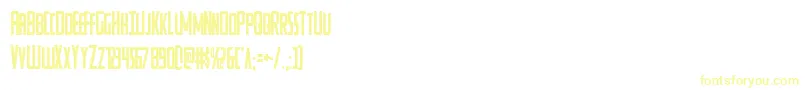 Watchtowercond Font – Yellow Fonts on White Background