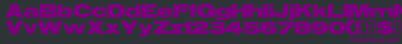 Resegrg Font – Purple Fonts on Black Background