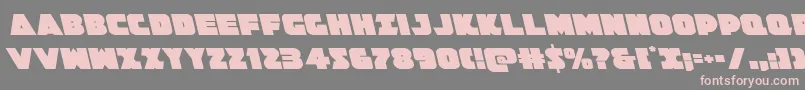 Jedisfleft Font – Pink Fonts on Gray Background