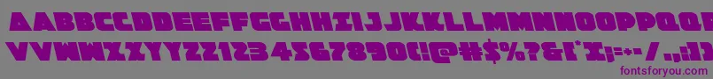 Jedisfleft Font – Purple Fonts on Gray Background