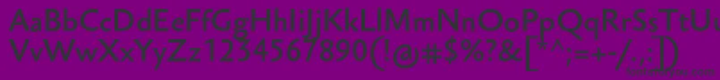 SebastianMediumPro-fontti – mustat fontit violetilla taustalla