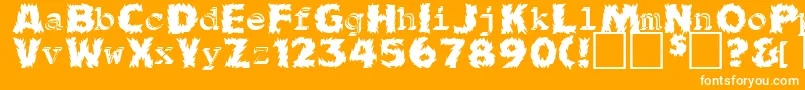 More about FireballMedium Font FireballMedium Font – White Fonts on Orange Background