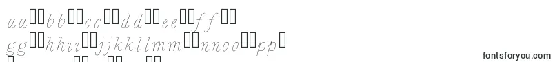 フォントBdcalais – ゲール文字