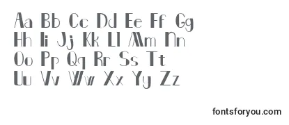 Deco Card Font