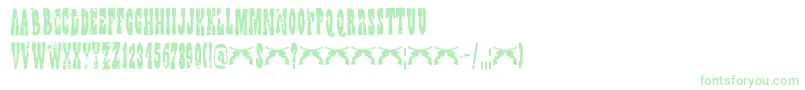 DkWildBunch-Schriftart – Grüne Schriften