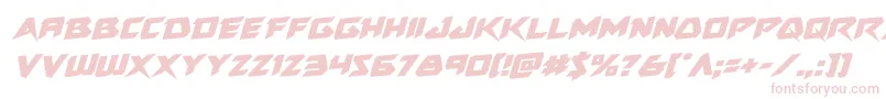Skirmisherrotal Font – Pink Fonts on White Background